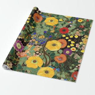 Klimt Flower Luxury Pattern Design: Opulent Beauty