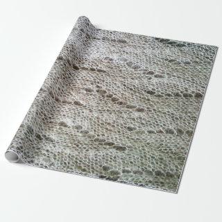 Knitted laced pattern