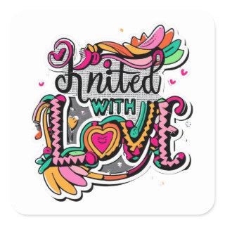 Knitted with Love Sticker - Handmade Affection for