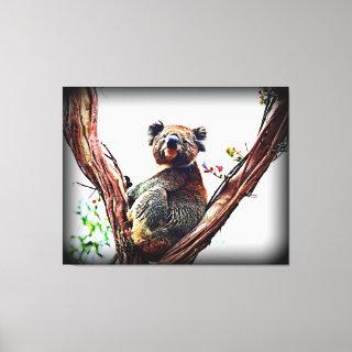 Koala Tree Canvas Print