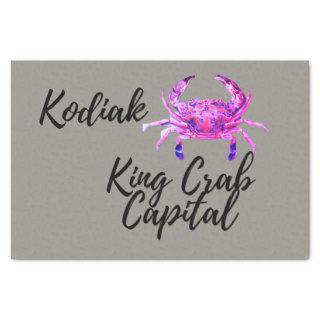 Kodiak Crab Capital Tissue Paper