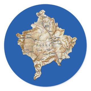 Kosovo Map Sticker
