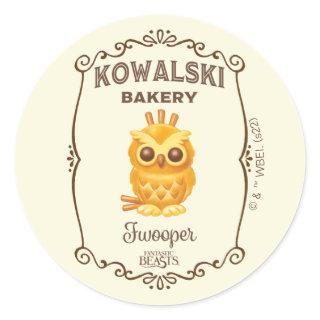 Kowalski Bakery Fwooper Classic Round Sticker