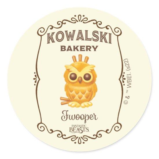 Kowalski Bakery Fwooper Classic Round Sticker
