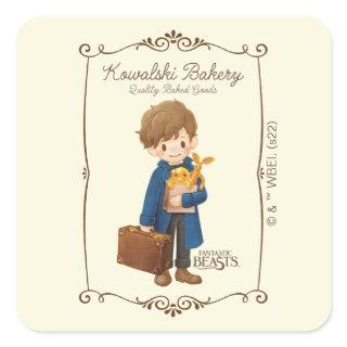Kowalski Bakery - Newt Scamander Square Sticker