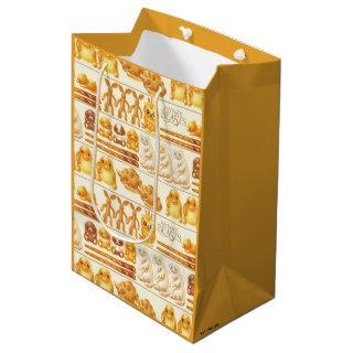 Kowalski Bakery Rows of Treats Pattern Medium Gift Bag