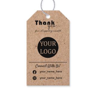 Kraft Custom Printed Hang Tags, Gift Tags