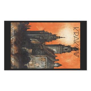 Krakow Rectangular Sticker