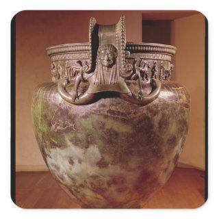 Krater, from the Tomb of a Princess of Vix Square Sticker