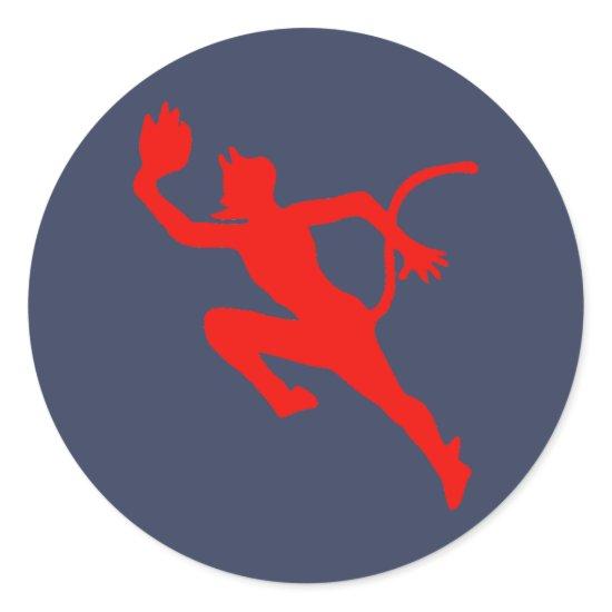 Kriegsmarine U-552 Emblem  - The Red Devil Classic Round Sticker