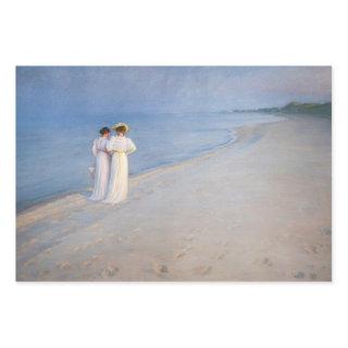 Kroyer - Summer Evening on Skagen Beach  Sheets