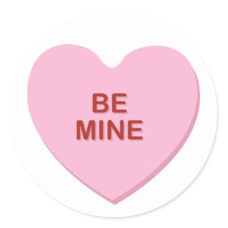 KRW Be Mine Valentine Candy Heart Sticker