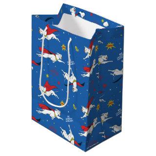 Krypto Flying Pattern Medium Gift Bag