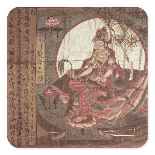 Kuan-yin, Goddess of Compassion Square Sticker