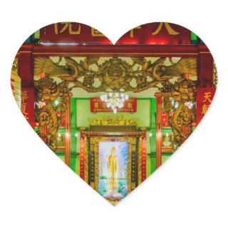 Kuan Yin Shrine Heart Sticker