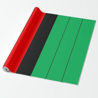 Kwanzaa Colors Red Black Green Stripes Pattern