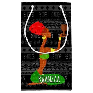 Kwanzaa Dancers and Unity Cup African American Small Gift Bag