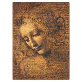 La Scapiliata, 1506-1508 by Leonardo da Vinci Tissue Paper
