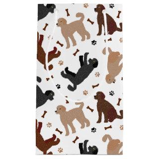 Labradoodle Bones and Paws Small Gift Bag