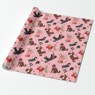 Labradoodle / Goldendoodle Valentine Pattern