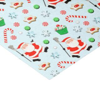 Lacrosse Sports Christmas Holiday Tissue Paper