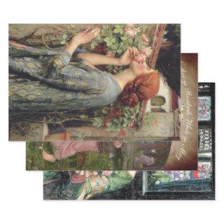 LADIES & ROSES WATERHOUSE HEAVY WEIGHT DECOUPAGE  SHEETS