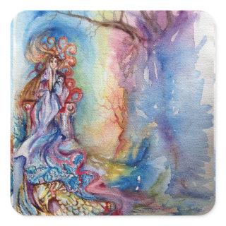 LADY OF LAKE , Magic and Mystery Square Sticker