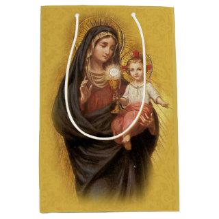 Lady of the Blessed Sacrament Mary Jesus Communion Medium Gift Bag