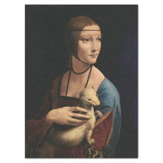 Lady with an Ermine by Leonardo da Vinci Tissue Paper