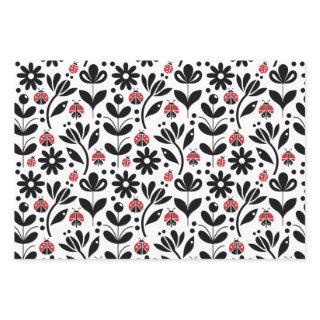 LADYBUGS & FLOWERS  SHEETS