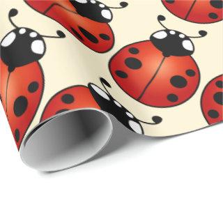 Ladybugs Ladybird Beetles Red Black Pattern