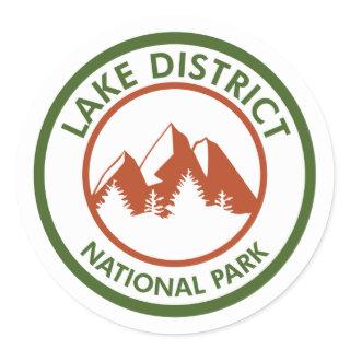 Lake District National Park Classic Round Sticker