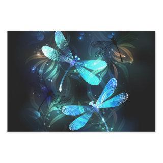 Lake Glowing Dragonflies  Sheets