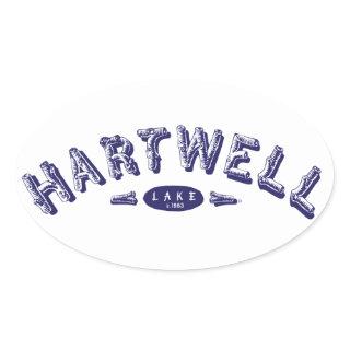 Lake Hartwell Oval Sticker