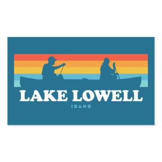 Lake Lowell Idaho Canoe Rectangular Sticker