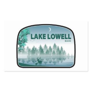 Lake Lowell Idaho Deer Rectangular Sticker