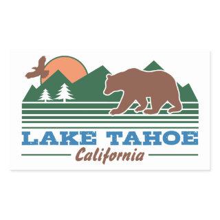 Lake Tahoe California Rectangular Sticker