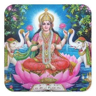 Lakshmi Goddess of Wealth Sticker