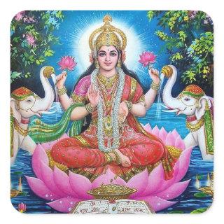 Lakshmi Goddess of Wealth Sticker