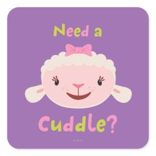 Lambie - Need a Cuddle Square Sticker