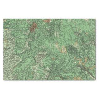 Land Classification Map of California Tissue Paper