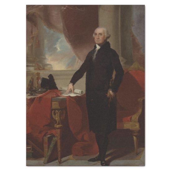 Lansdowne Portrait: US President George Washington Tissue Paper