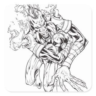 Larfleeze - Agent Orange 9 Square Sticker