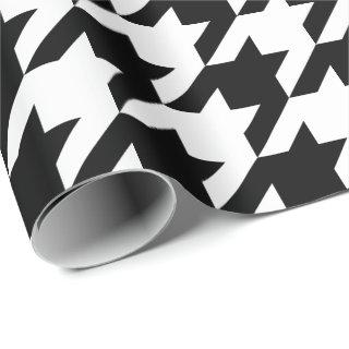Large Black and White Houndstooth