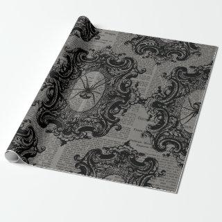 Large Framed Spider on Dark Grey