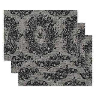 Large Framed Spider on Dark Grey  Sheets