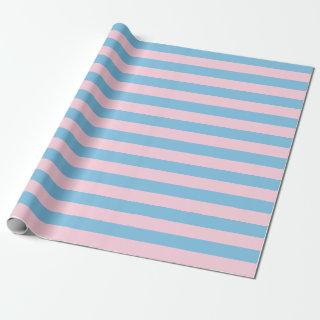 Large Light Blue and Light Pink Stripes