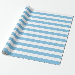 Large Light Blue and White Stripes