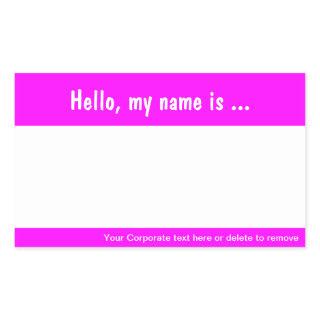 Large Name Tag / Badge Sticker for Corporate Event