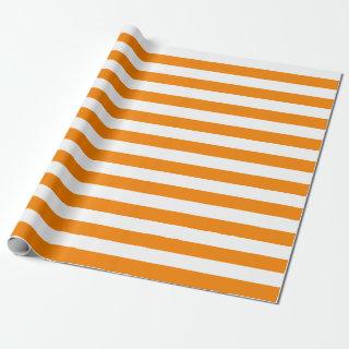 Large Orange and White Stripes